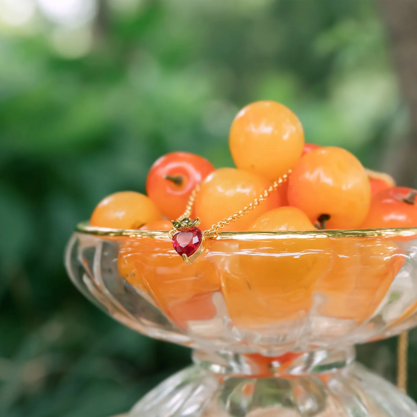 Strawberry Necklace sold by Selenichast