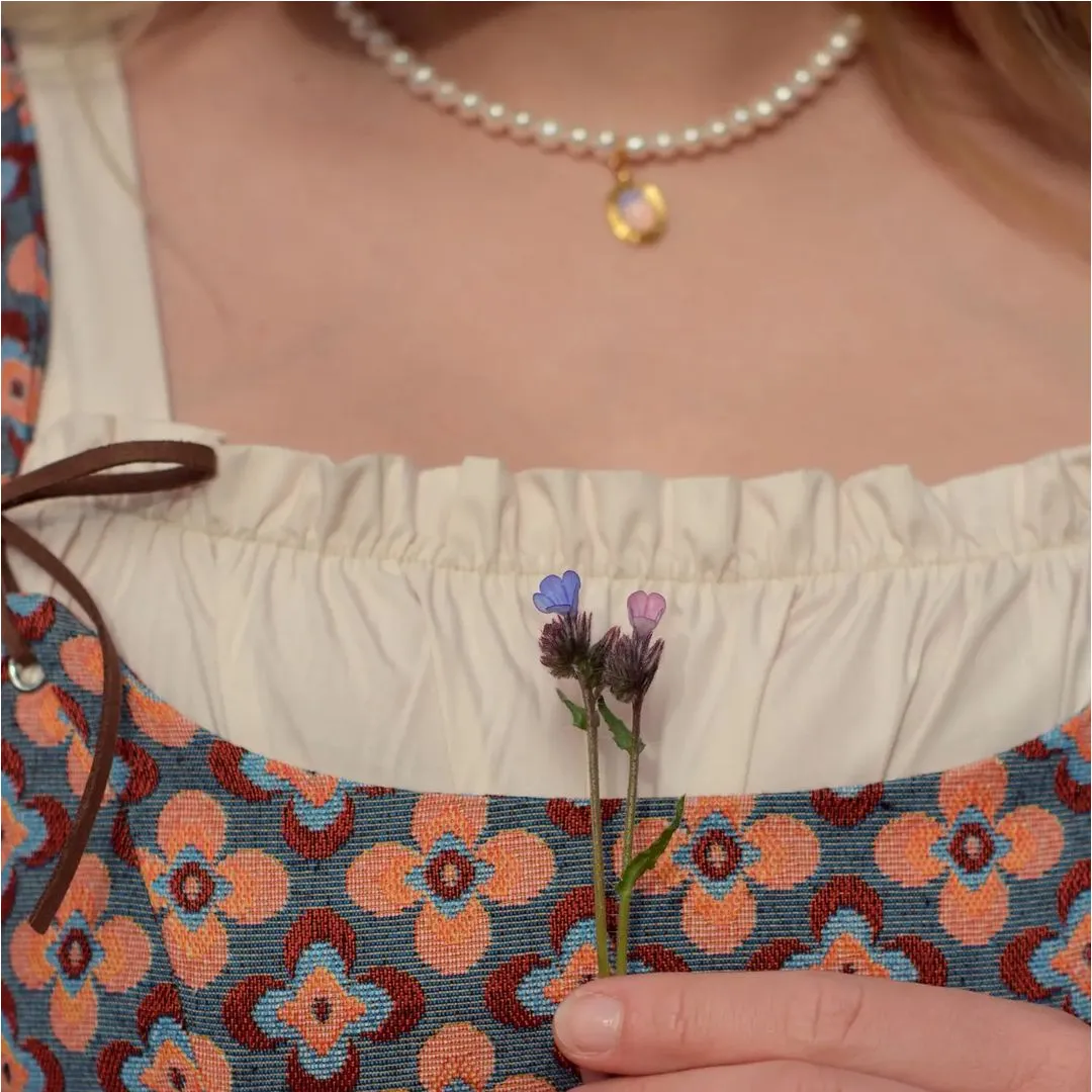 Moonstone Pearl Necklace sold by Selenichast product image thumbnail 4