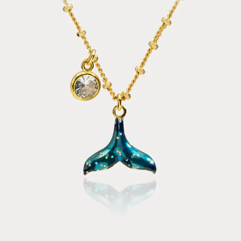 Mermaid Tail Necklace sold by Selenichast