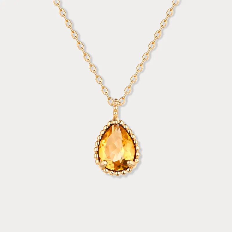 Citrine Morning Dew Necklace sold by Selenichast