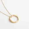 Linked Circle Custom Name Necklace sold by Selenichast