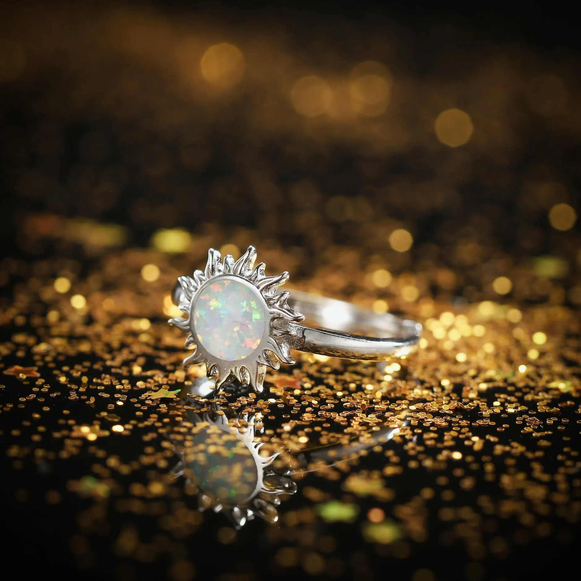 Opal Sun Ring sold by Selenichast product image thumbnail 2