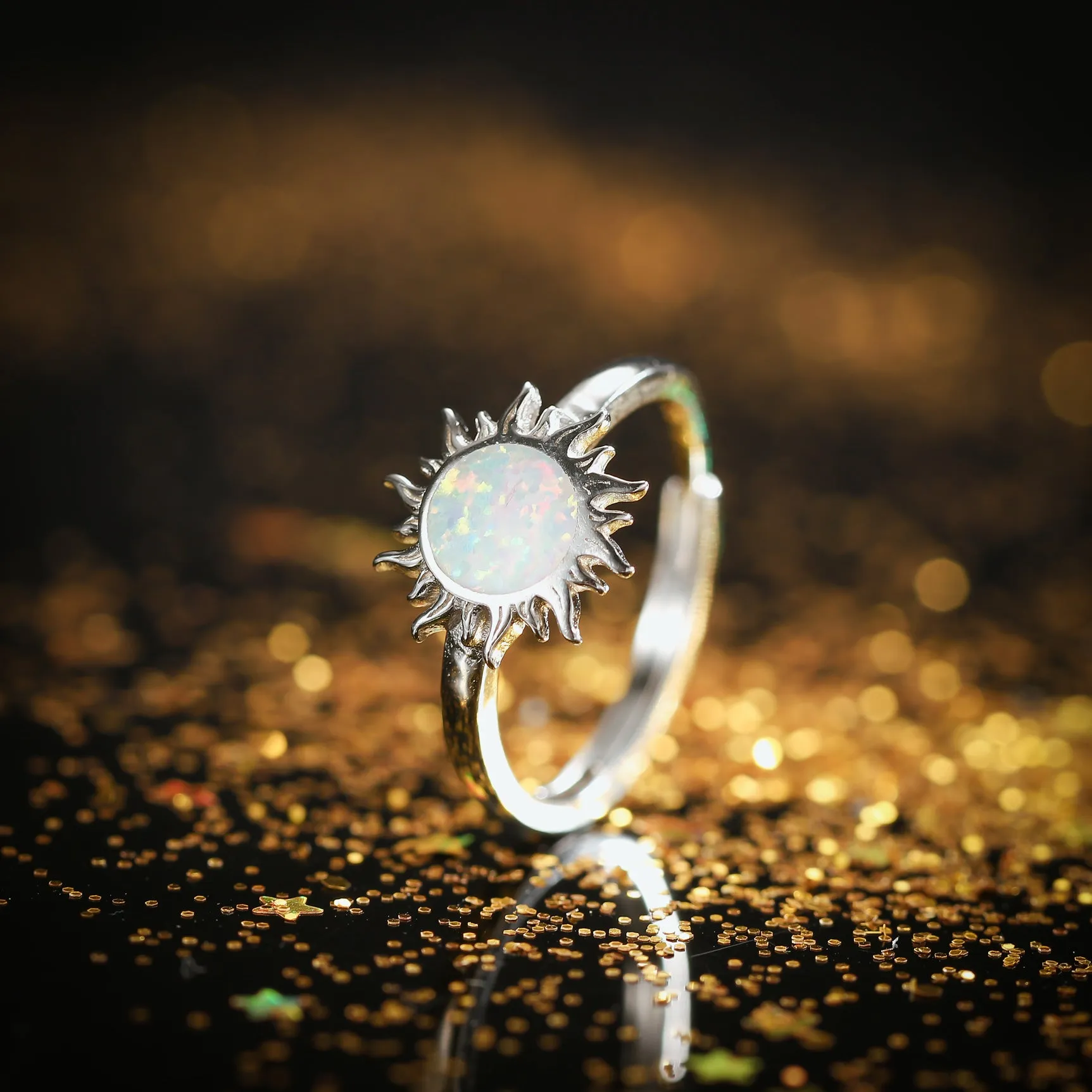 Opal Sun Ring sold by Selenichast product image thumbnail 4