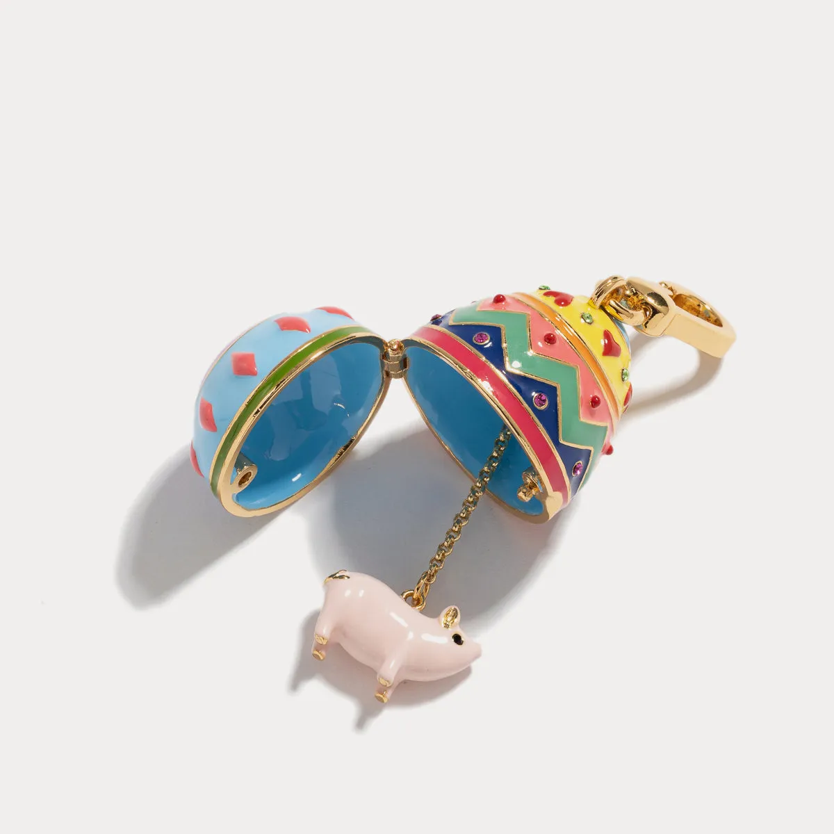 Pig Zodiac Easter Egg Necklace sold by Selenichast product image thumbnail 5