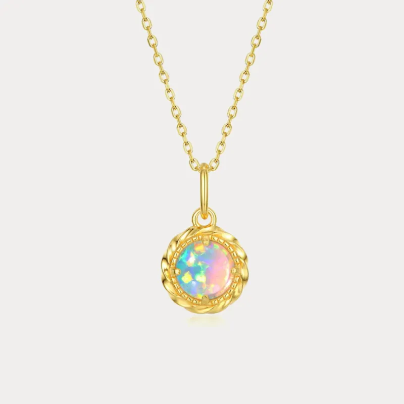 Opal Necklace sold by Selenichast