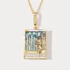 Tarot Locket Necklace - Nine of Wands sold by Selenichast