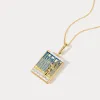 Tarot Locket Necklace - Nine of Wands sold by Selenichast