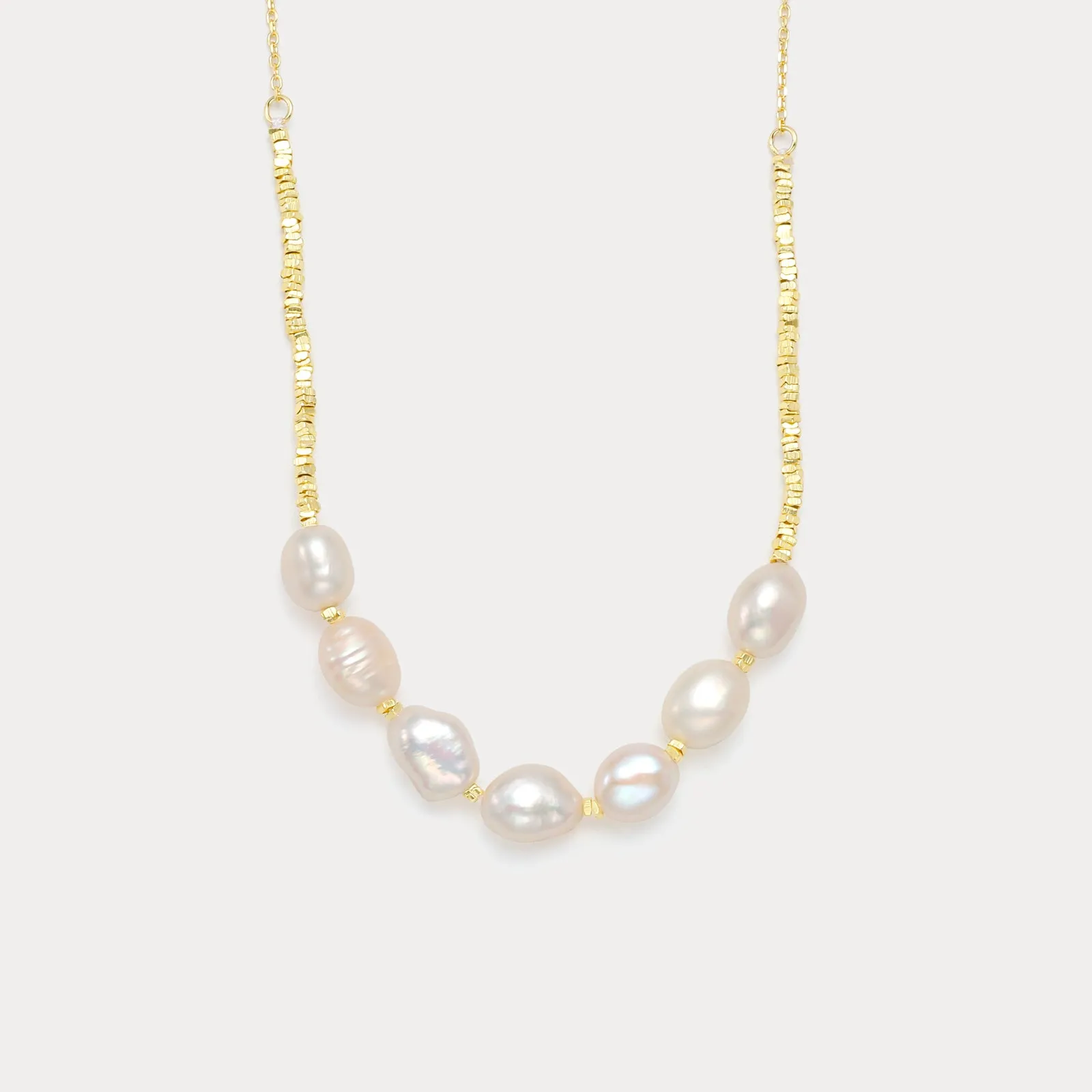 Freshwater Pearl Necklace sold by Selenichast