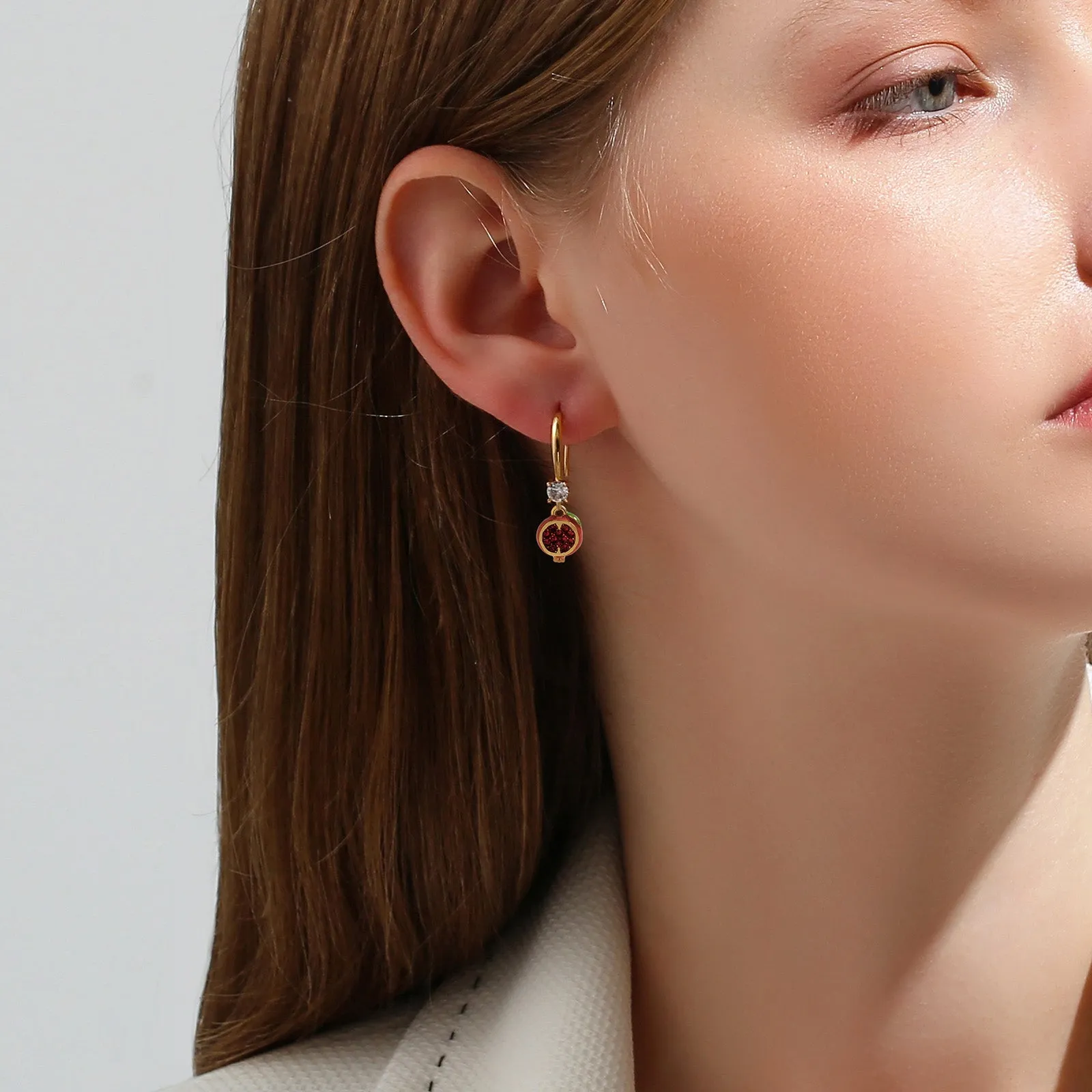Pomegranate Earrings sold by Selenichast product image thumbnail 3