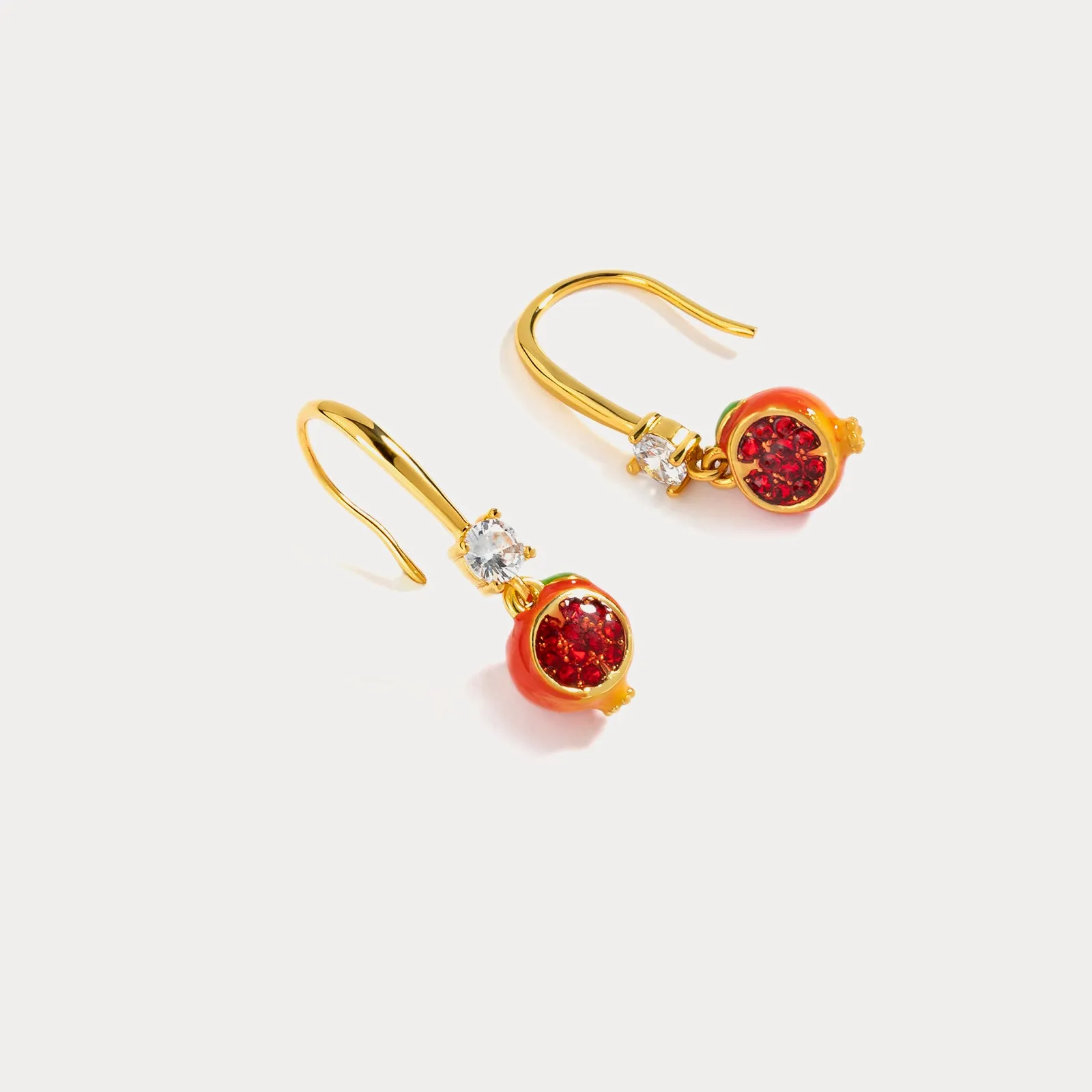 Pomegranate Earrings sold by Selenichast product image thumbnail 5