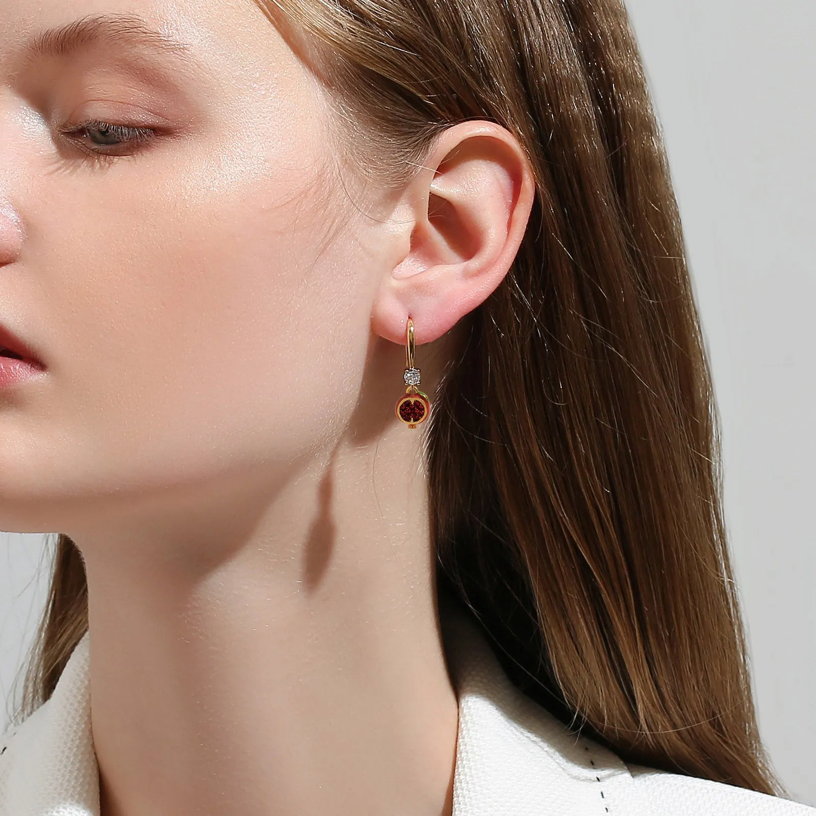 Pomegranate Earrings sold by Selenichast product image thumbnail 2