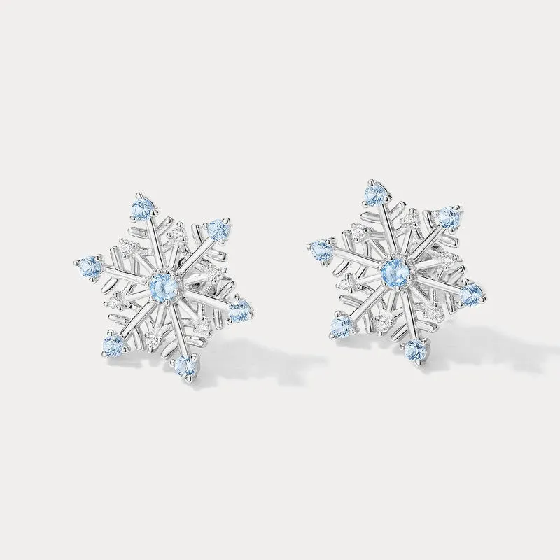 Christmas Snowflake Earrings sold by Selenichast product image thumbnail 2