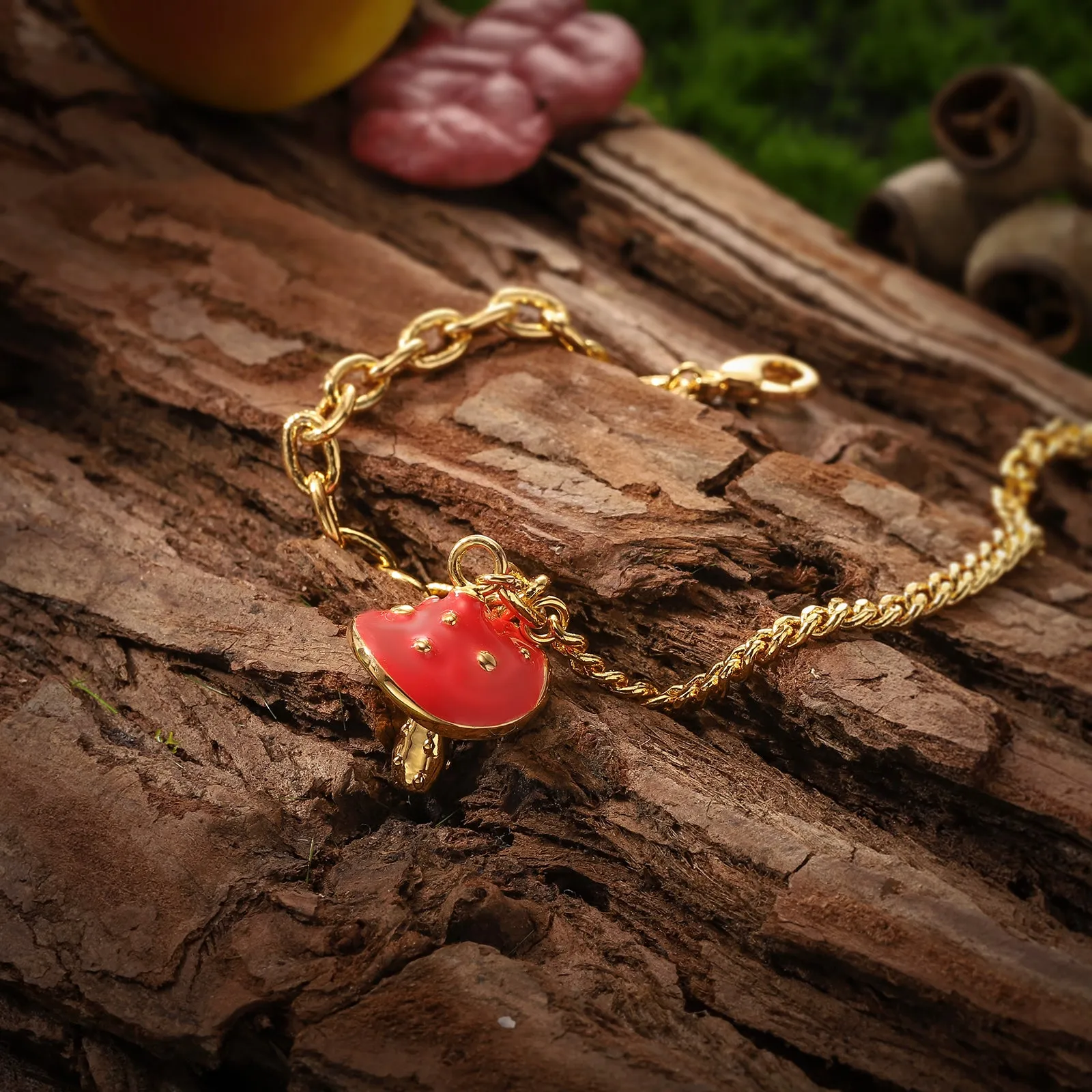 Mushroom Bracelet sold by Selenichast product image thumbnail 4