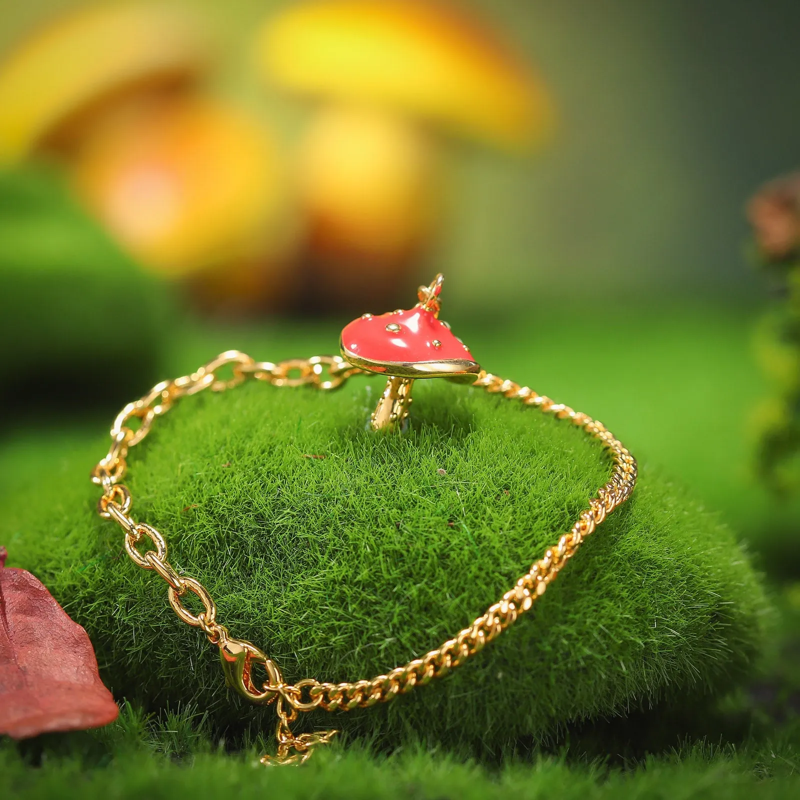 Mushroom Bracelet sold by Selenichast product image thumbnail 2