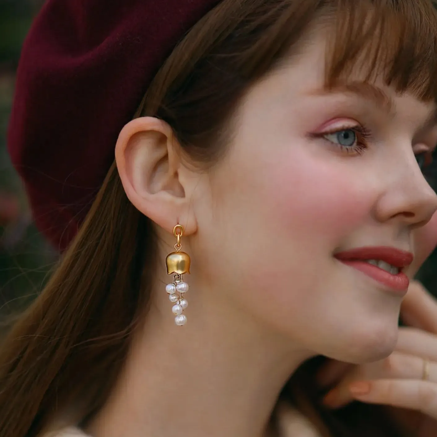 Lily Of The Valley Earrings sold by Selenichast product image thumbnail 2