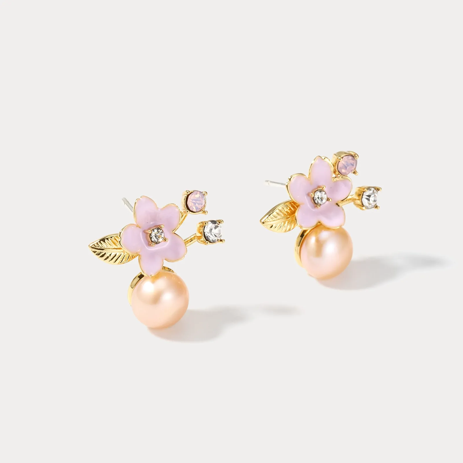Sakura Pearl Earrings sold by Selenichast product image thumbnail 4