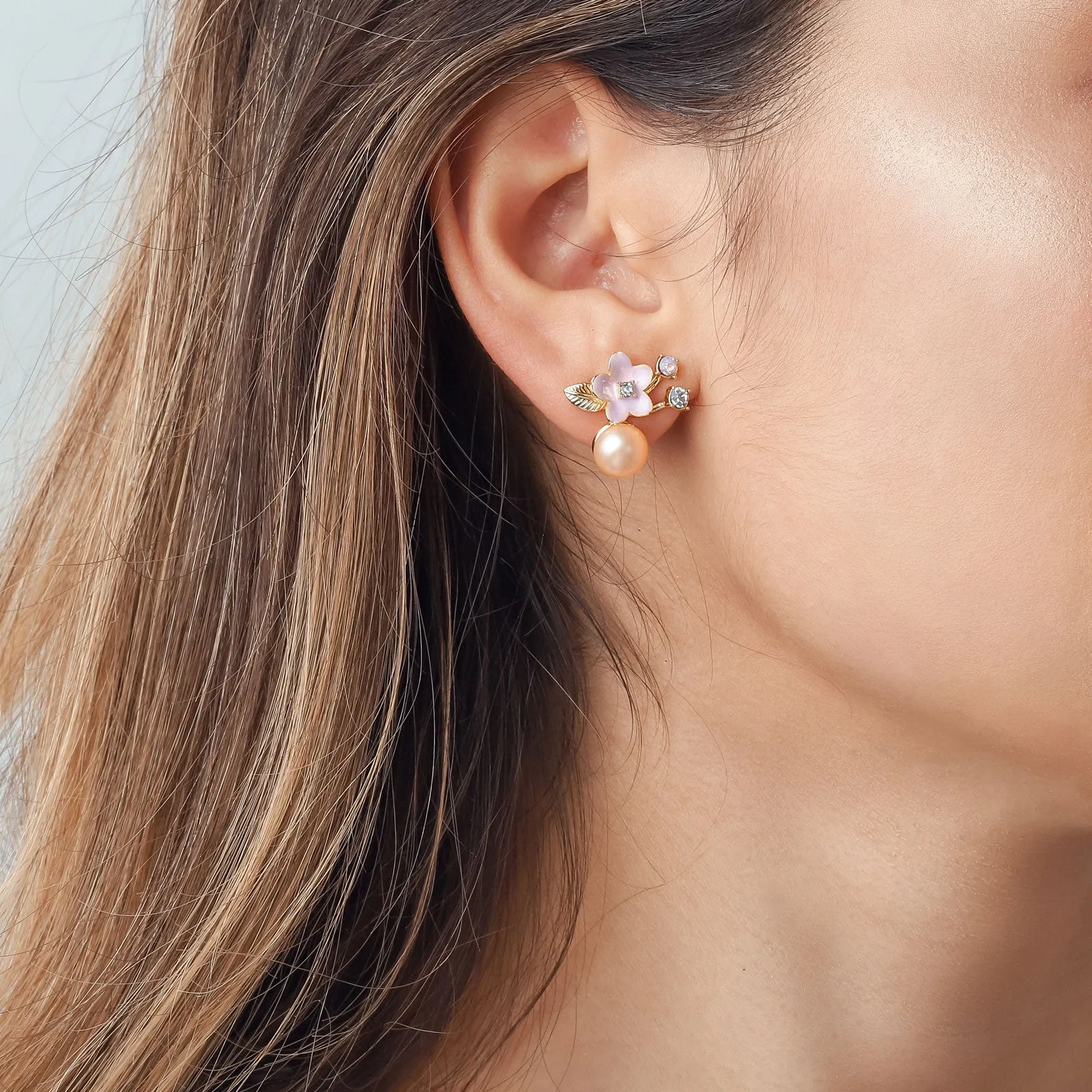 Sakura Pearl Earrings sold by Selenichast product image thumbnail 2