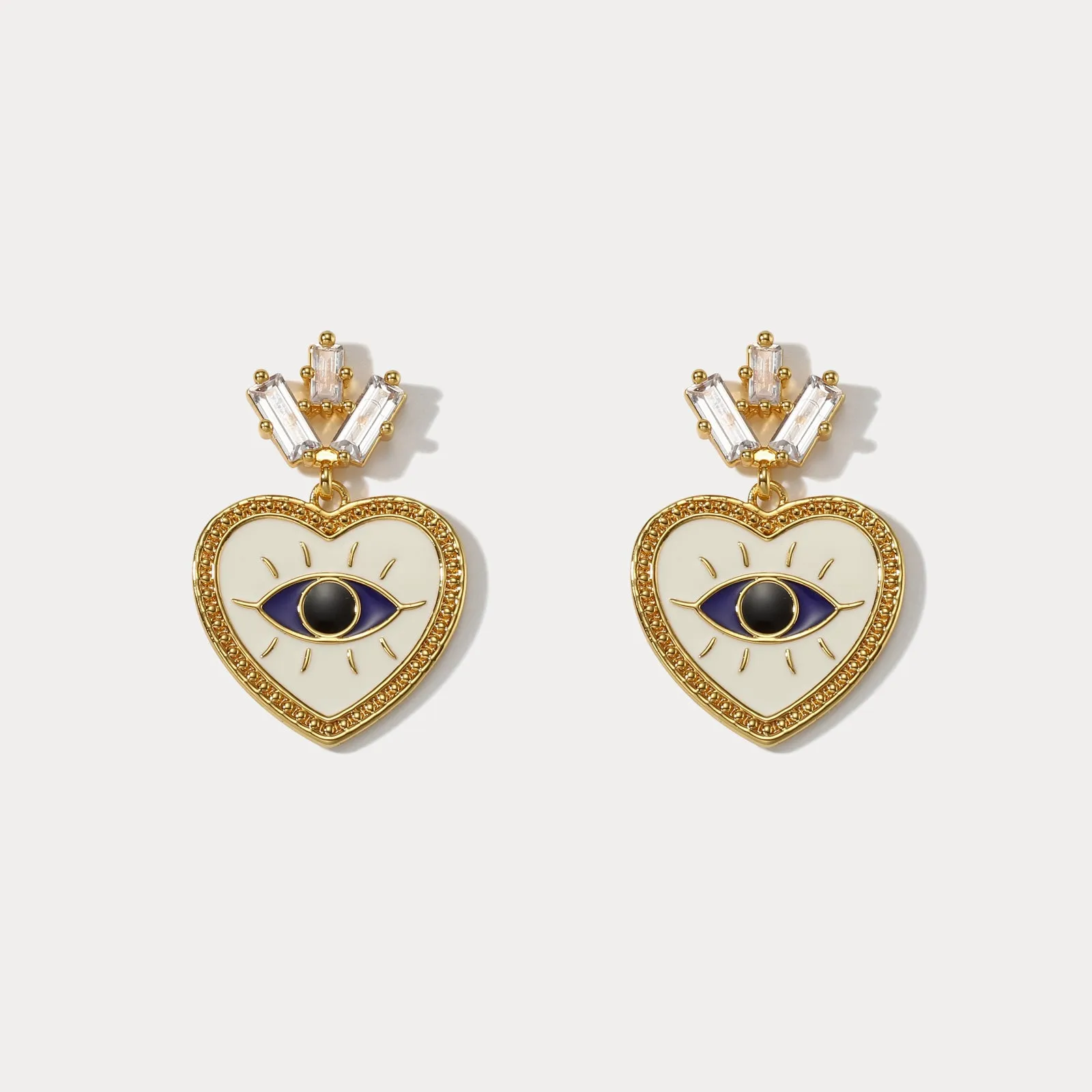 Evil Eye Earrings sold by Selenichast