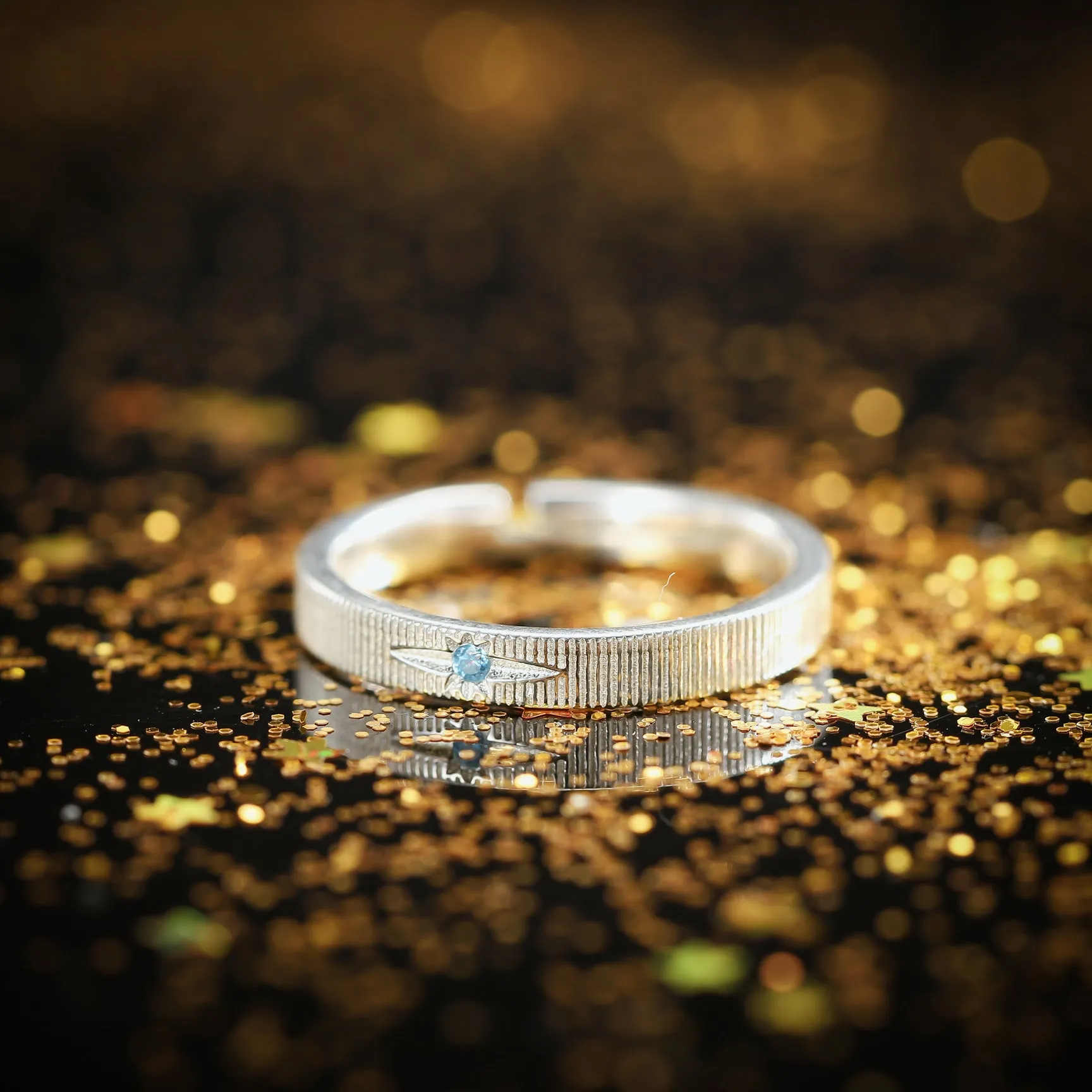 Starry Sky Blue Ring sold by Selenichast product image thumbnail 2