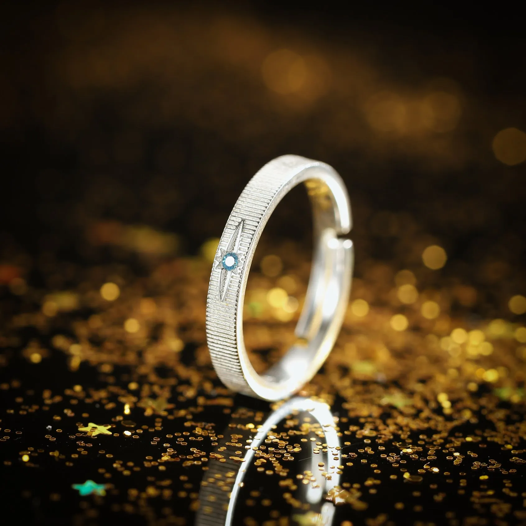 Starry Sky Blue Ring sold by Selenichast product image thumbnail 3