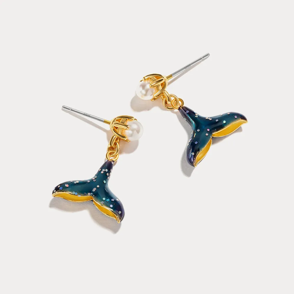 Mermaid Tail Earrings sold by Selenichast product image thumbnail 5