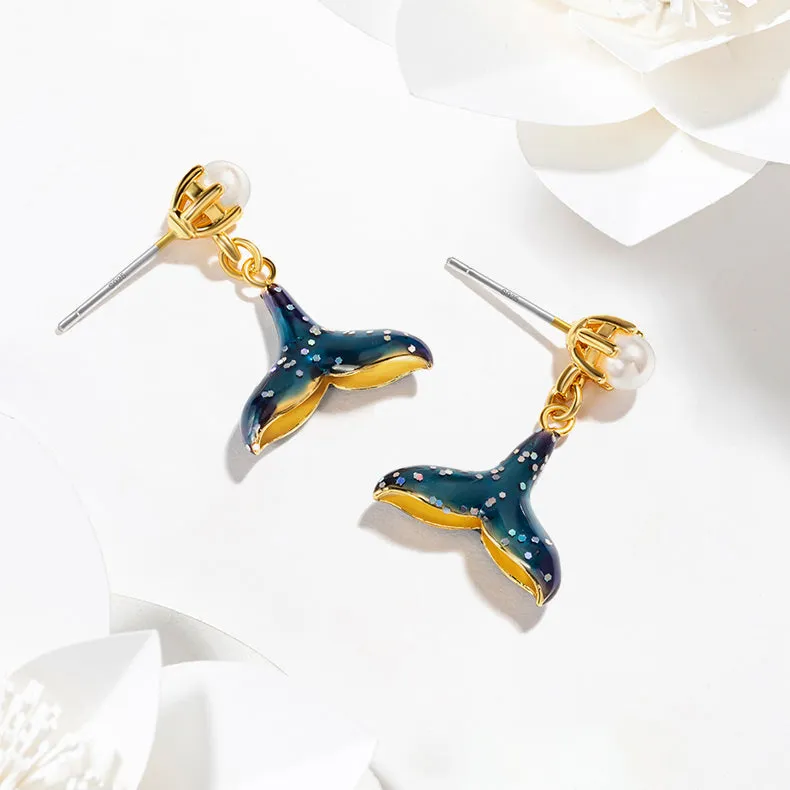 Mermaid Tail Earrings sold by Selenichast product image thumbnail 3