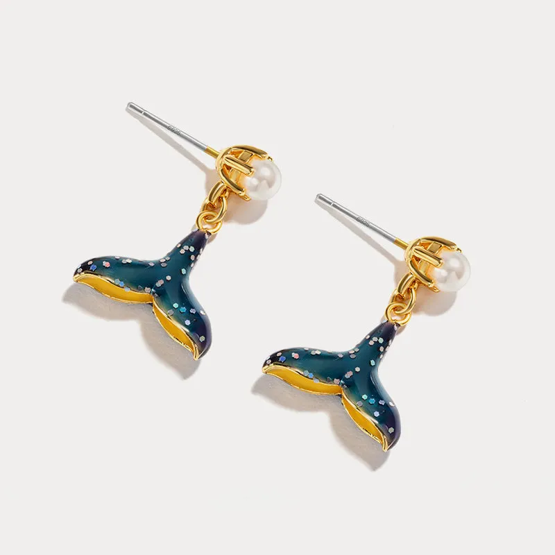 Mermaid Tail Earrings sold by Selenichast product image thumbnail 4