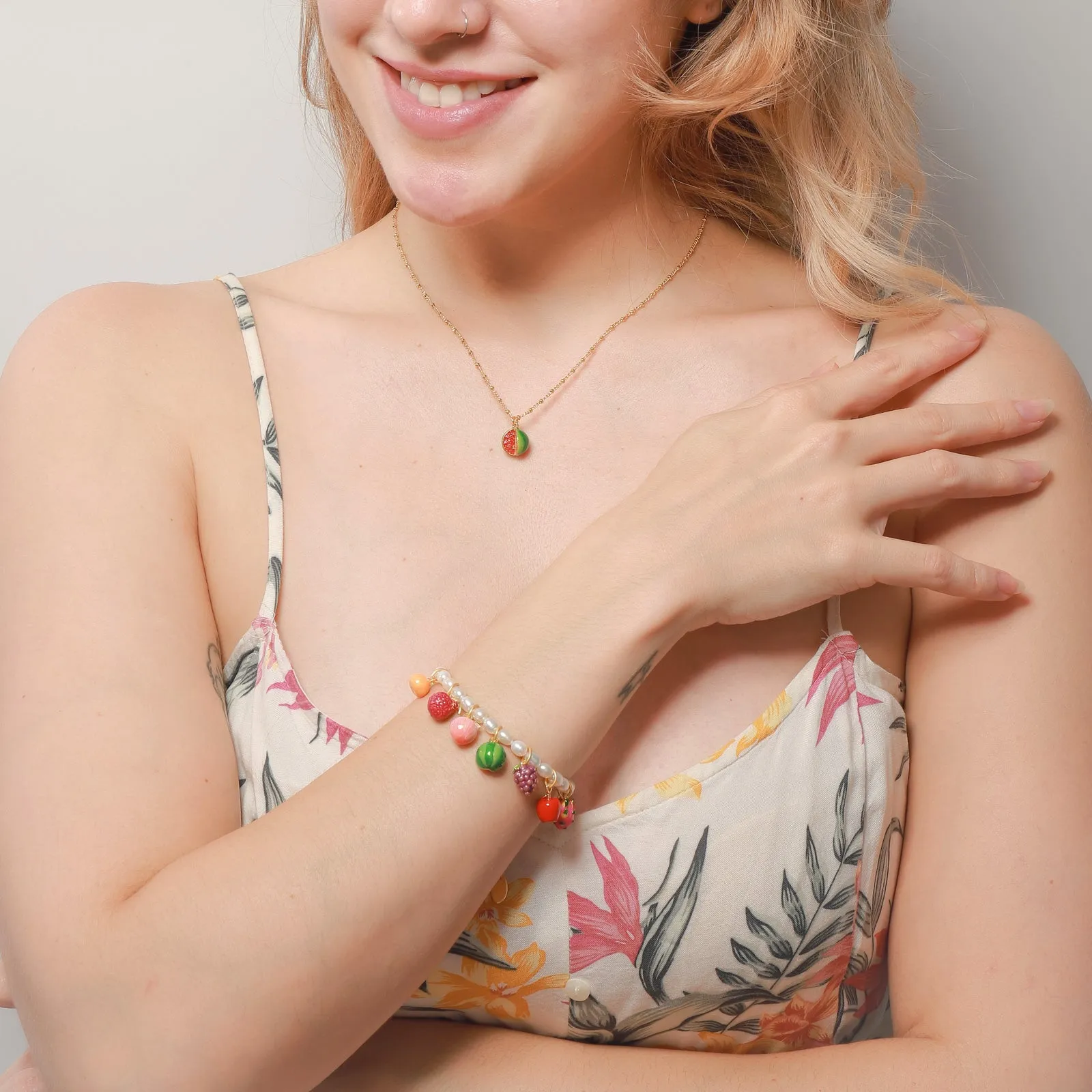 Fruit Pearl Bracelet sold by Selenichast product image thumbnail 4