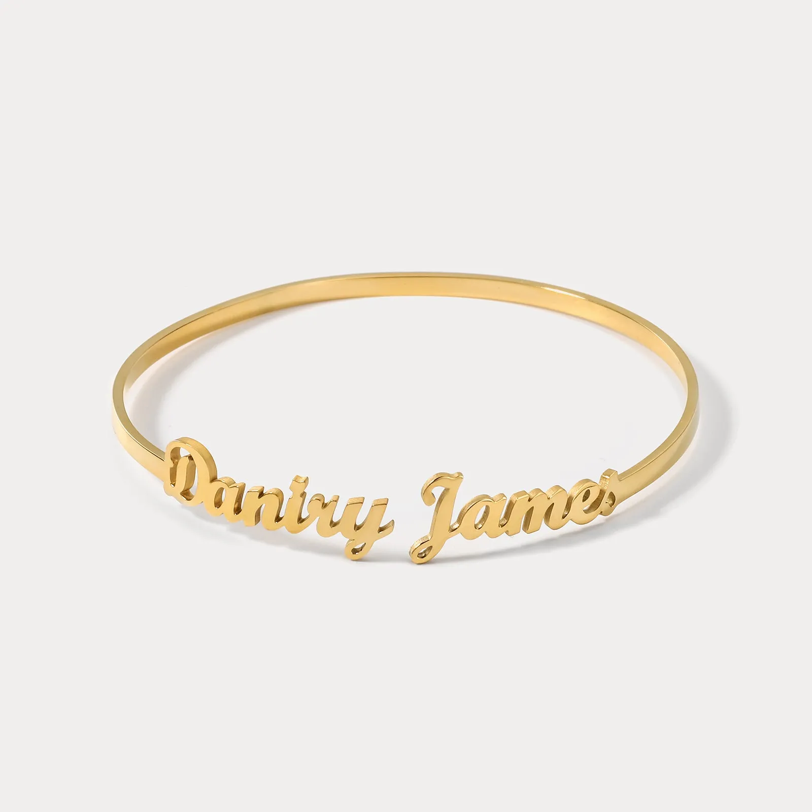 Personalized Names Cuff Bracelet sold by Selenichast