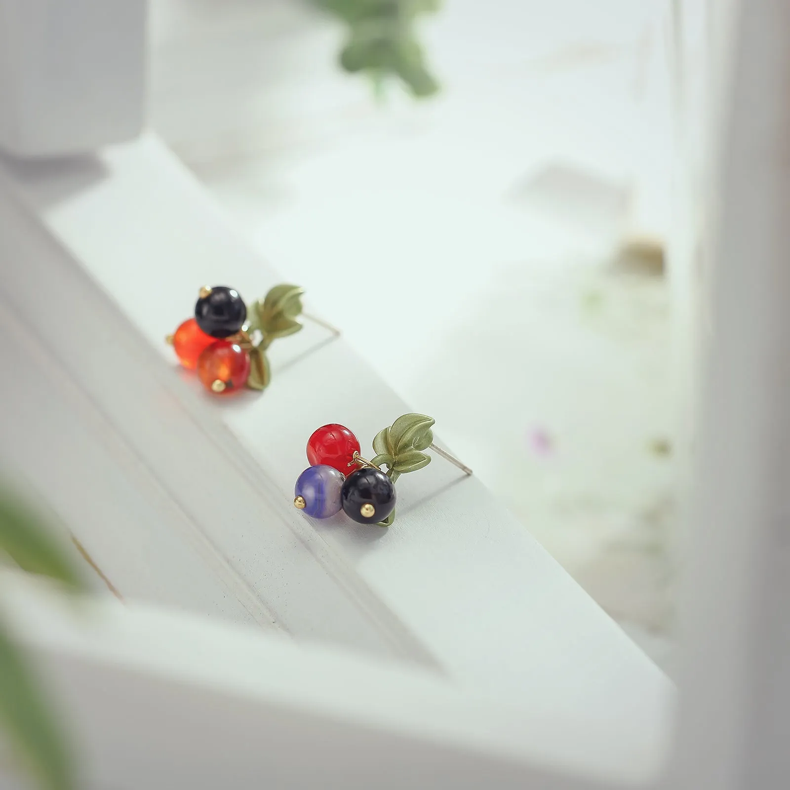 Multi Berry Earrings sold by Selenichast product image thumbnail 3