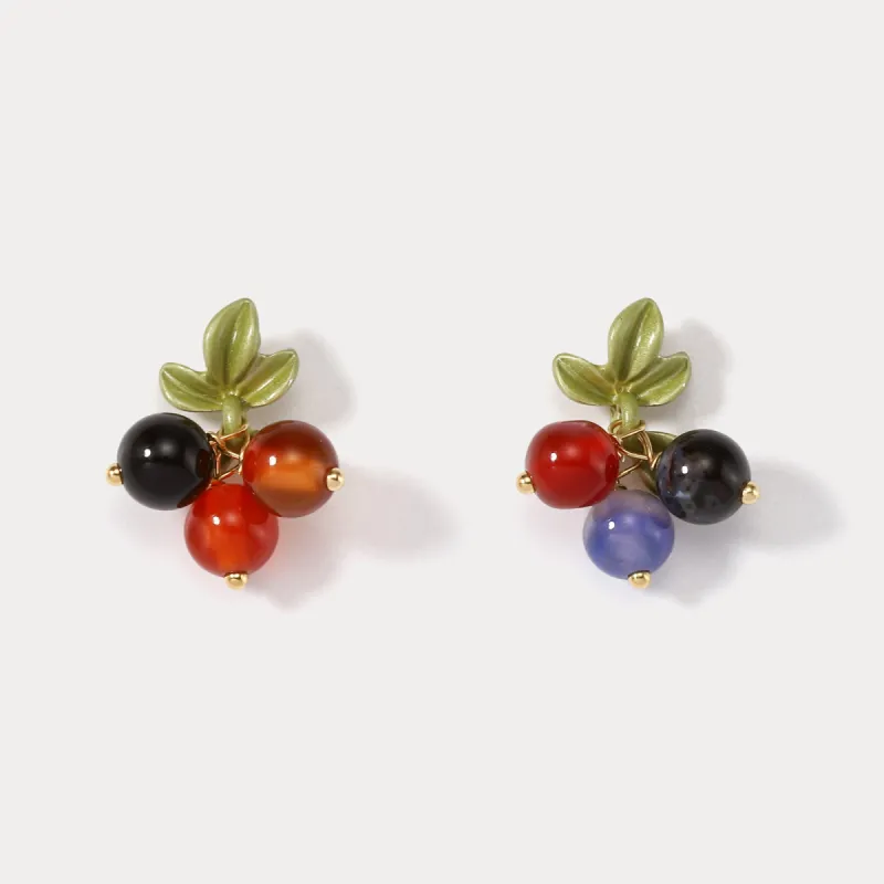 Multi Berry Earrings sold by Selenichast