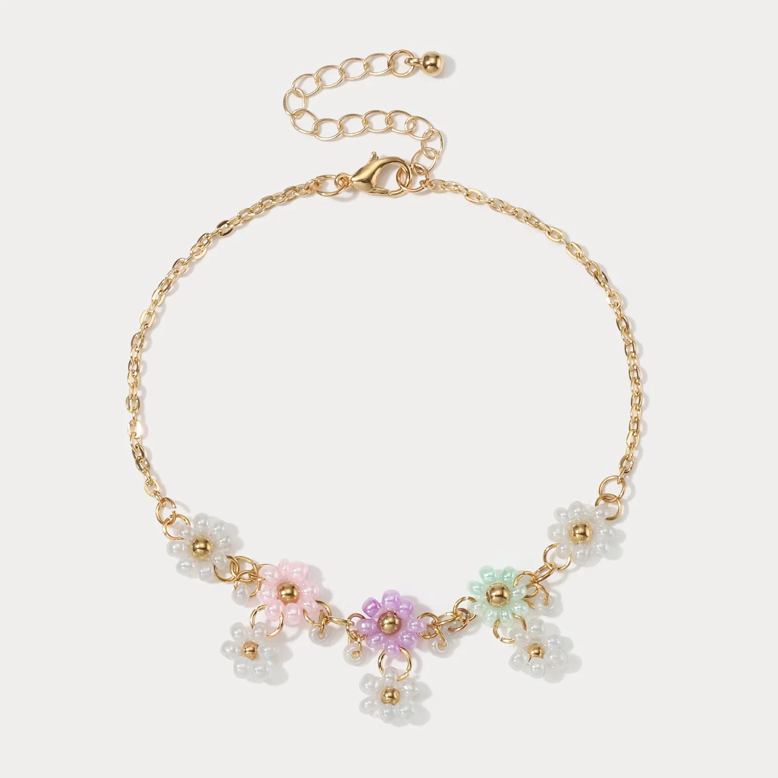 Daisy Flower Anklet sold by Selenichast