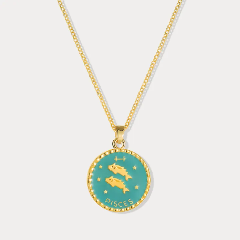Pisces Constellation Necklace sold by Selenichast