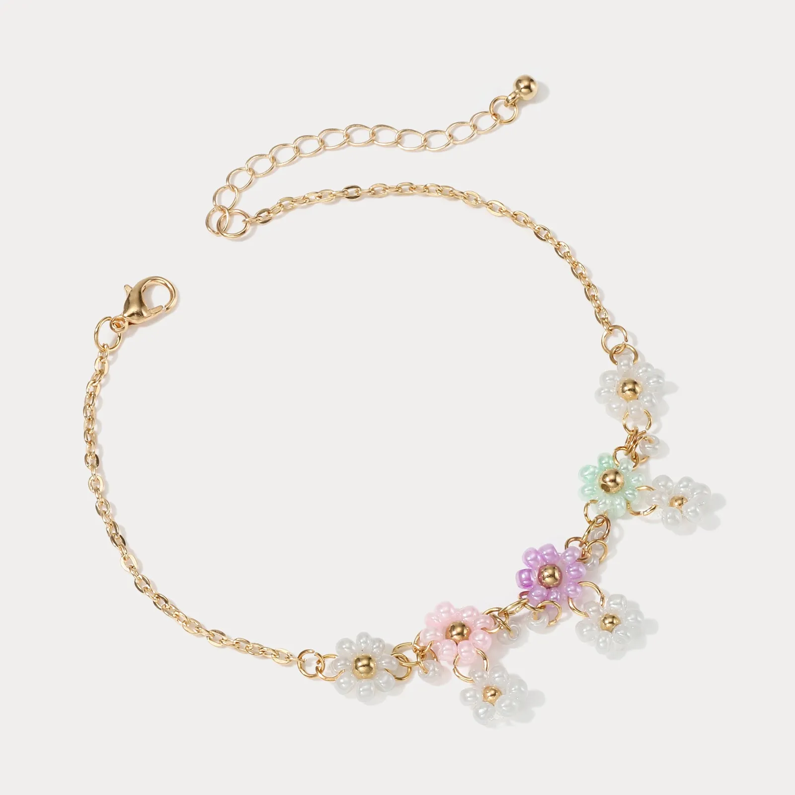 Daisy Flower Anklet sold by Selenichast product image thumbnail 2