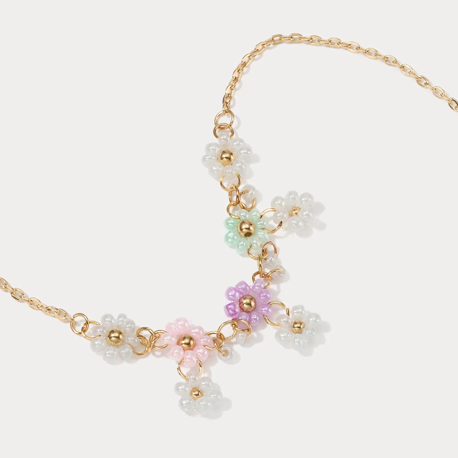 Daisy Flower Anklet sold by Selenichast product image thumbnail 3