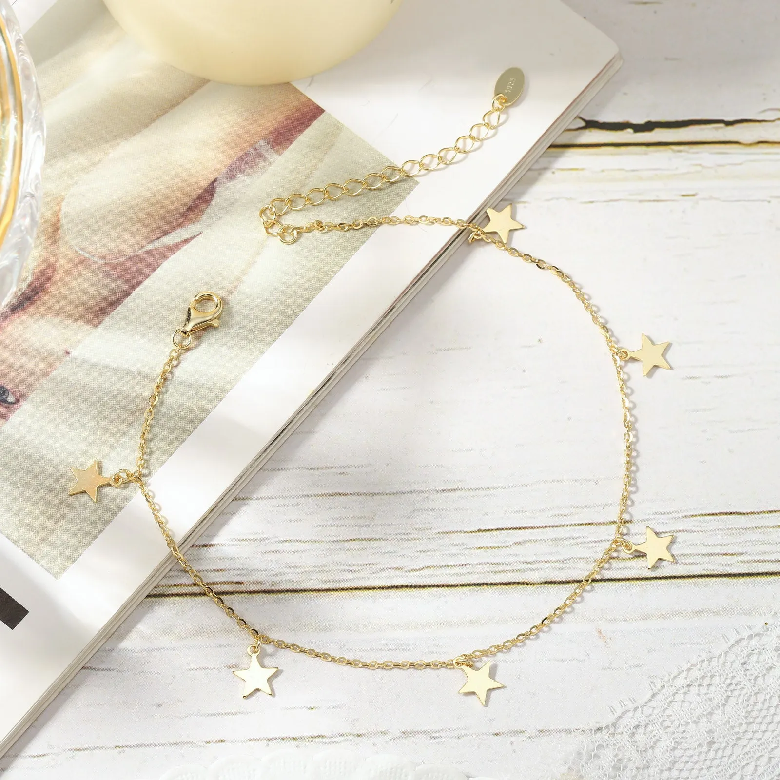 Star Anklet sold by Selenichast product image thumbnail 3