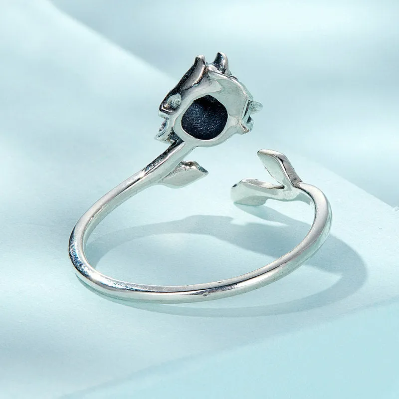 Skull Rose Ring sold by Selenichast product image thumbnail 4