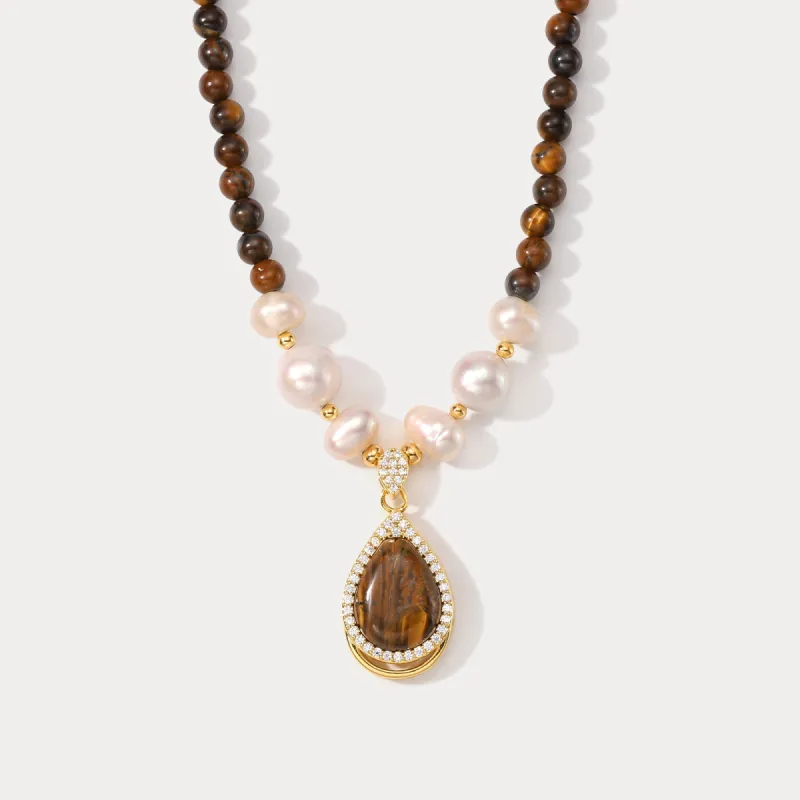 Pearl Bead Necklace sold by Selenichast