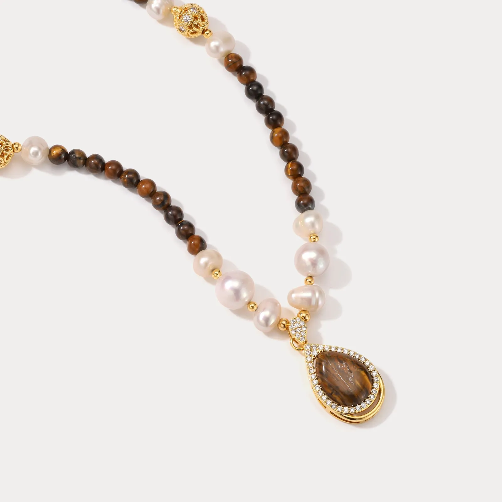 Pearl Bead Necklace sold by Selenichast product image thumbnail 5