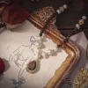 Pearl Bead Necklace sold by Selenichast