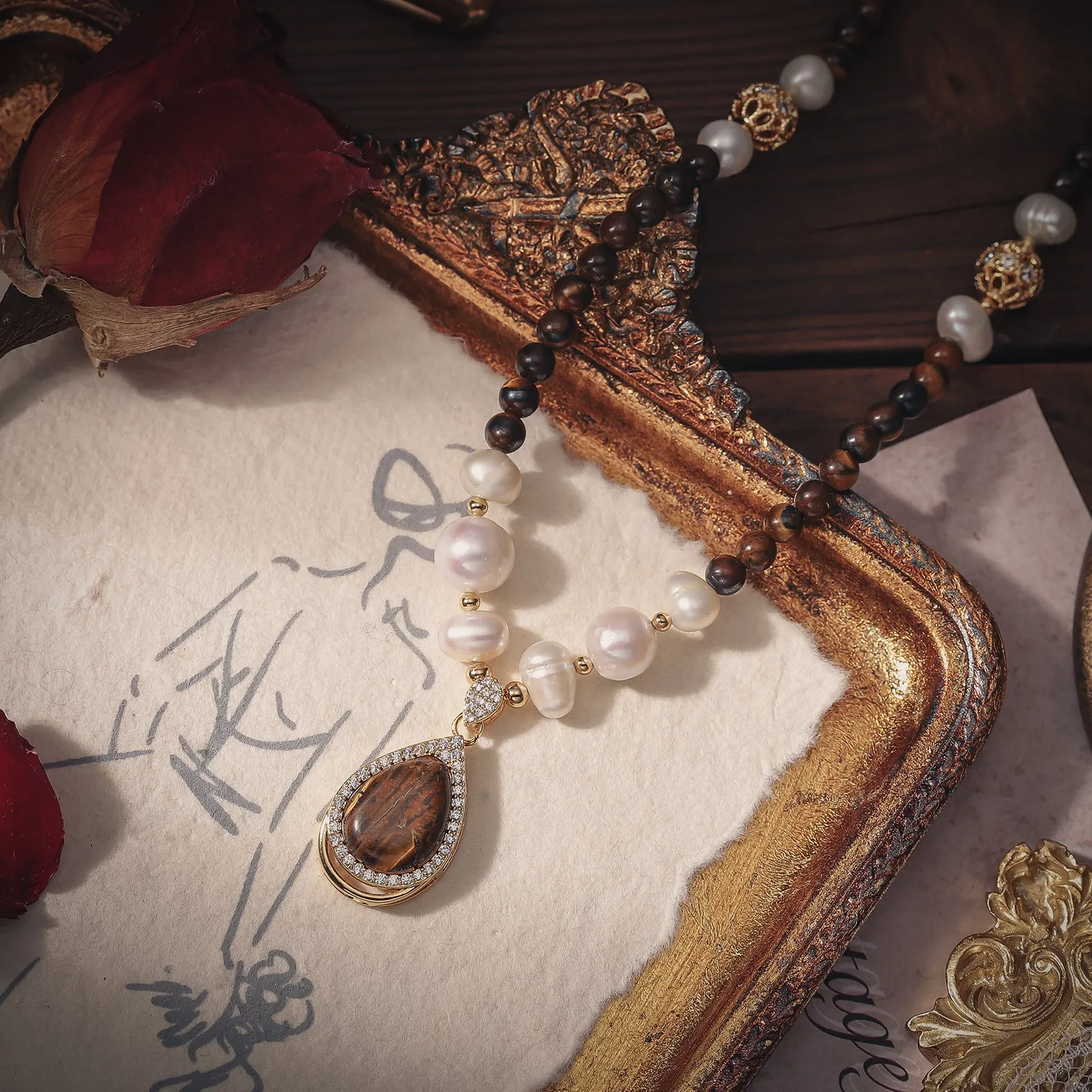 Pearl Bead Necklace sold by Selenichast product image thumbnail 3