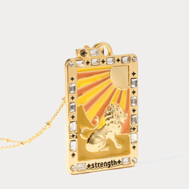 Strength Tarot Necklace sold by Selenichast