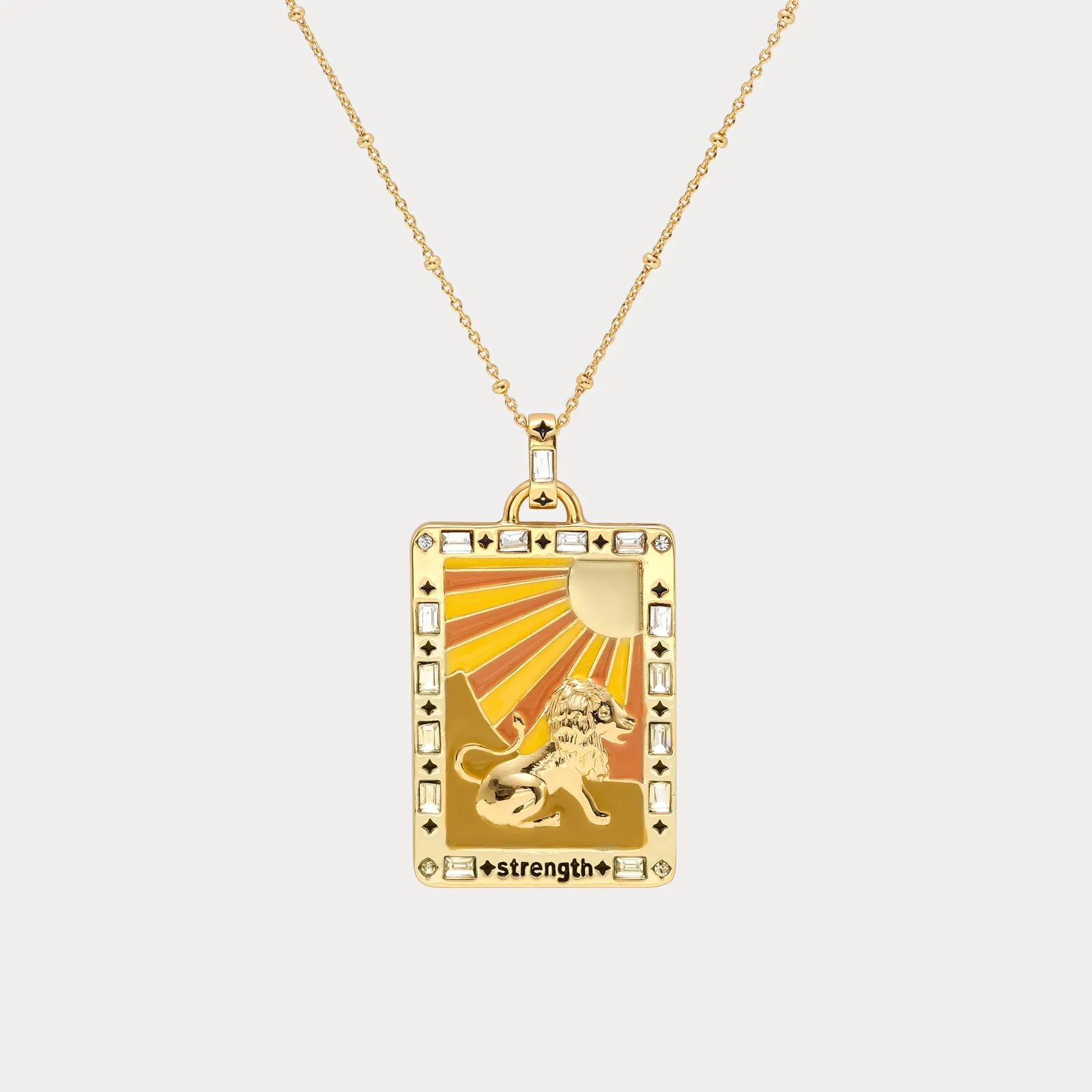 Strength Tarot Necklace sold by Selenichast product image thumbnail 4