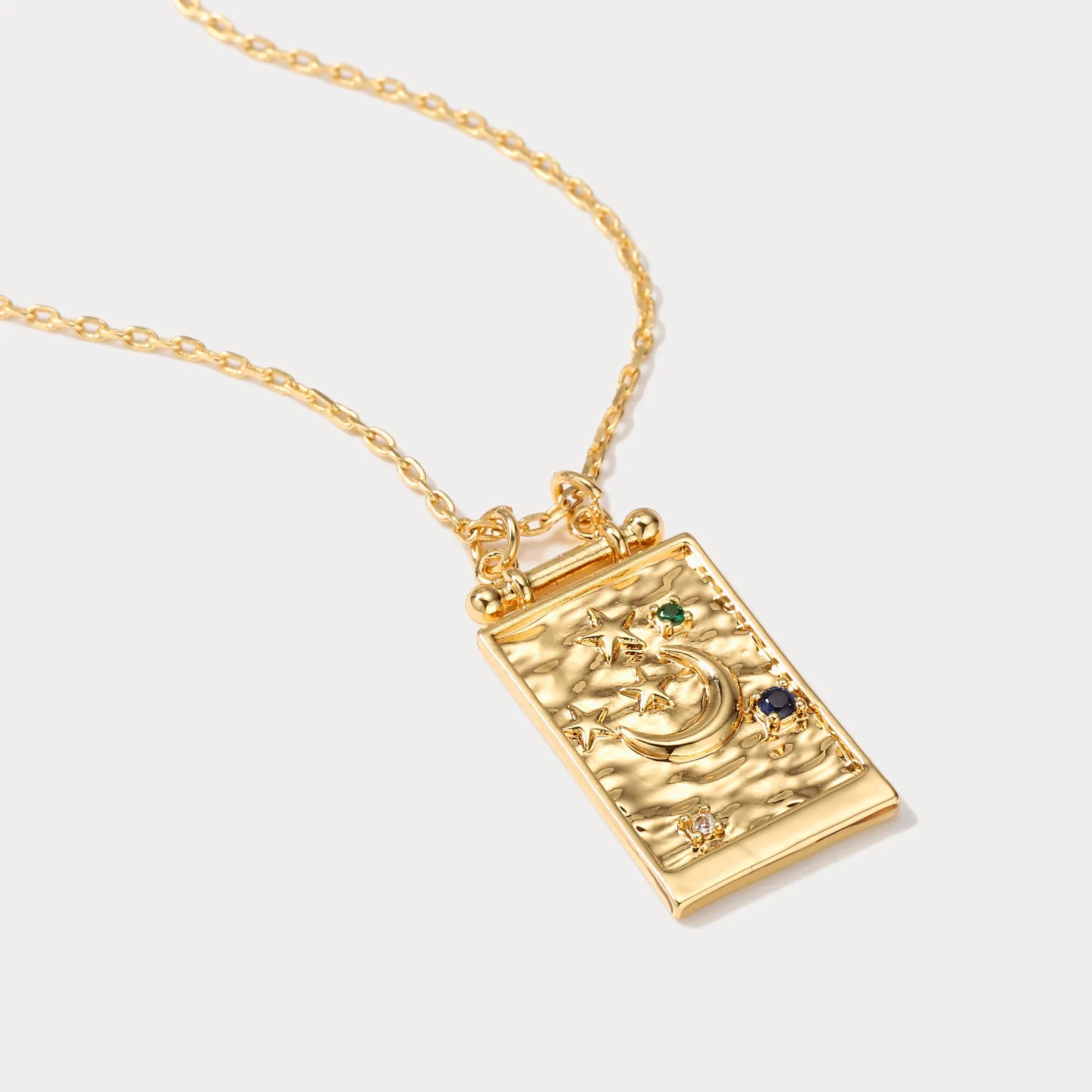 Starry Moon Tarot Necklace sold by Selenichast product image thumbnail 4