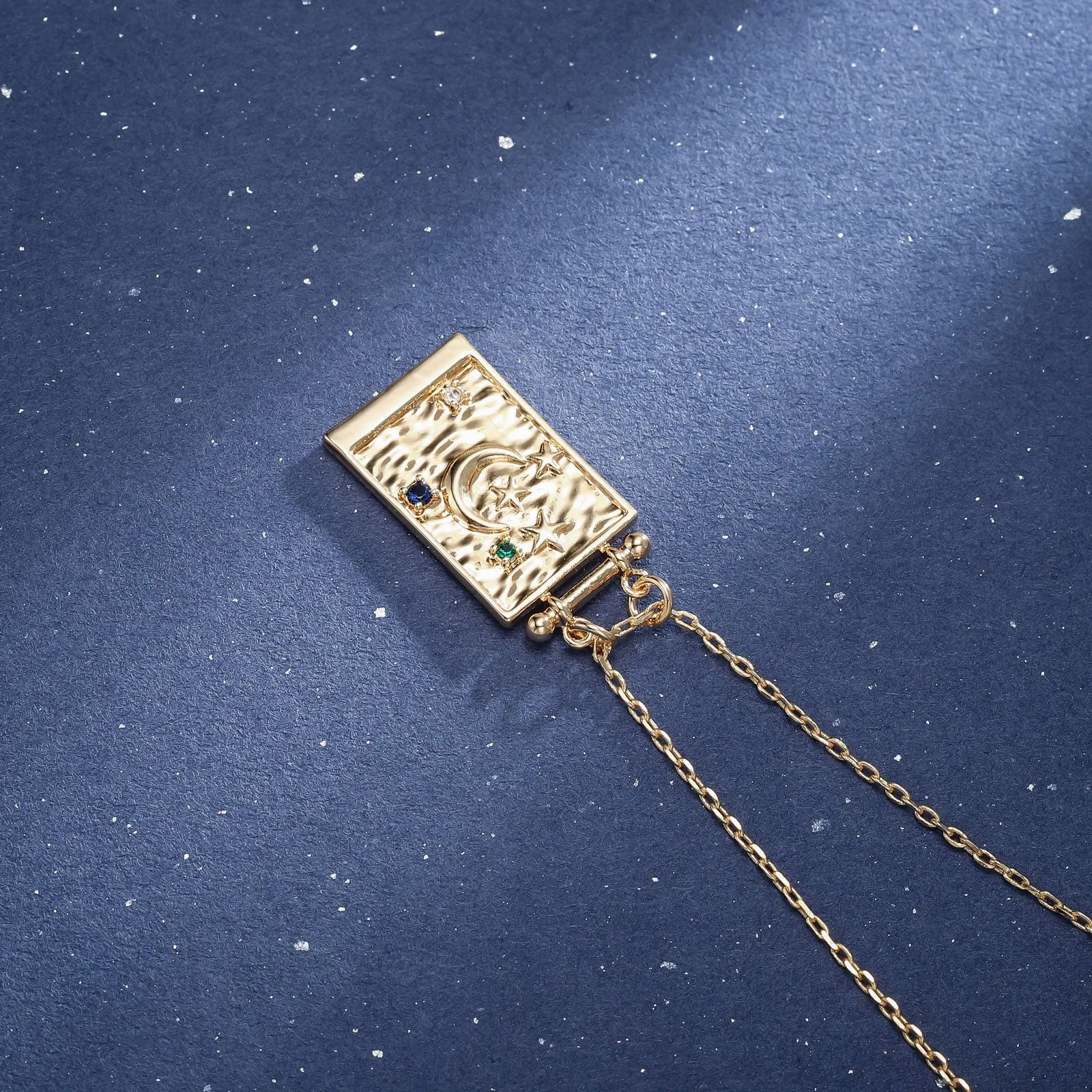Starry Moon Tarot Necklace sold by Selenichast product image thumbnail 2