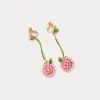 Pink Peony Earrings sold by Selenichast