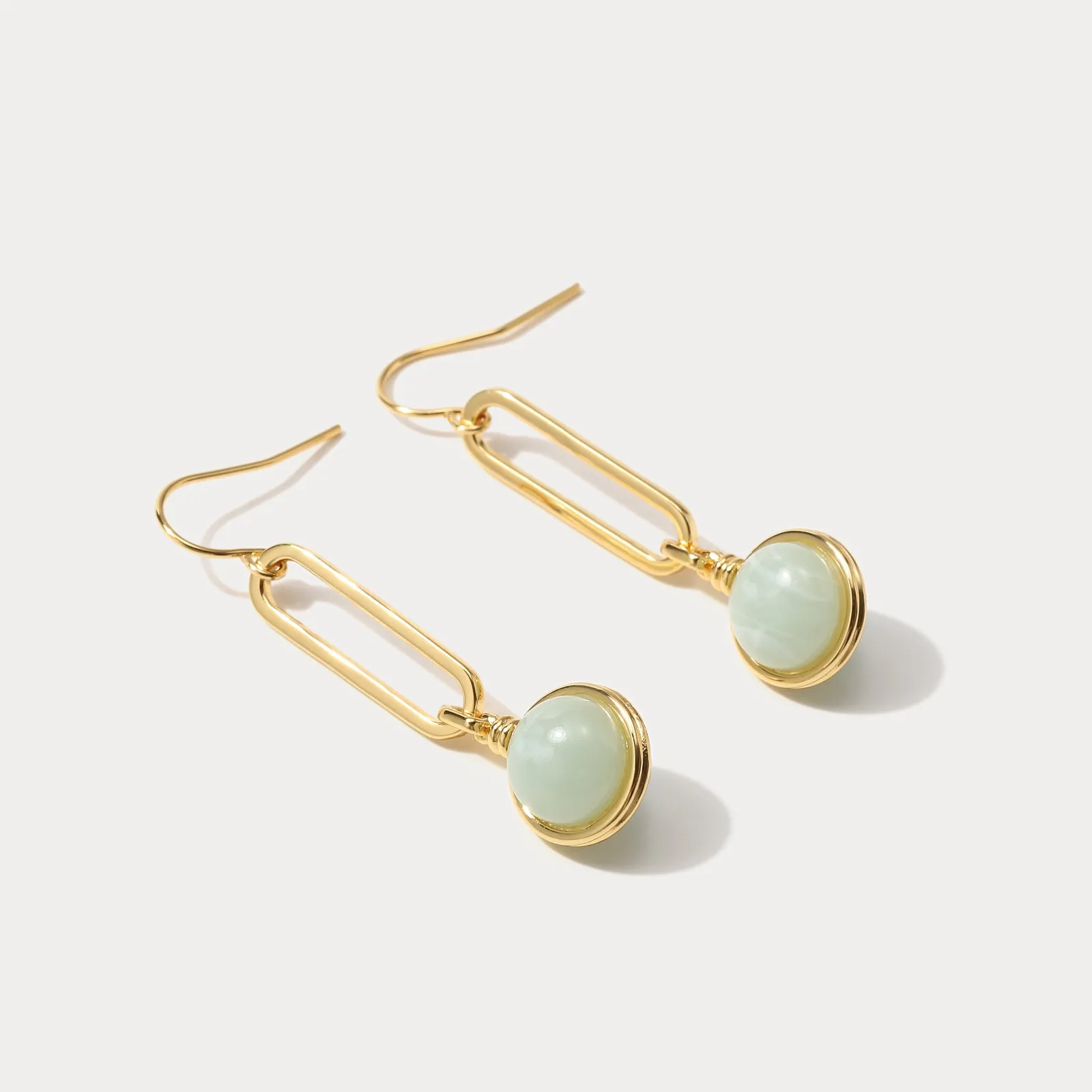 Green Gemstone Earrings sold by Selenichast product image thumbnail 5