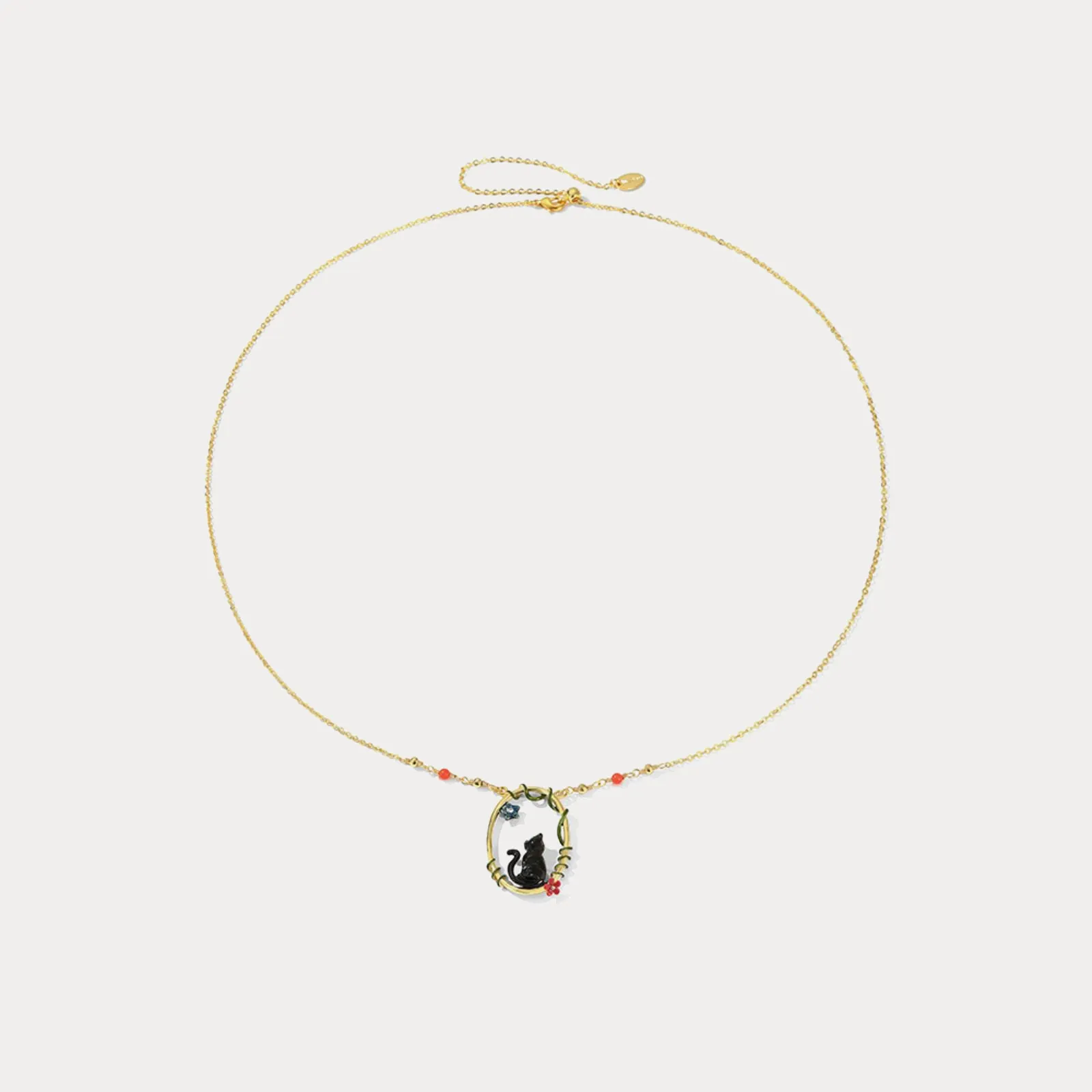 Black Cat Necklace sold by Selenichast product image thumbnail 5