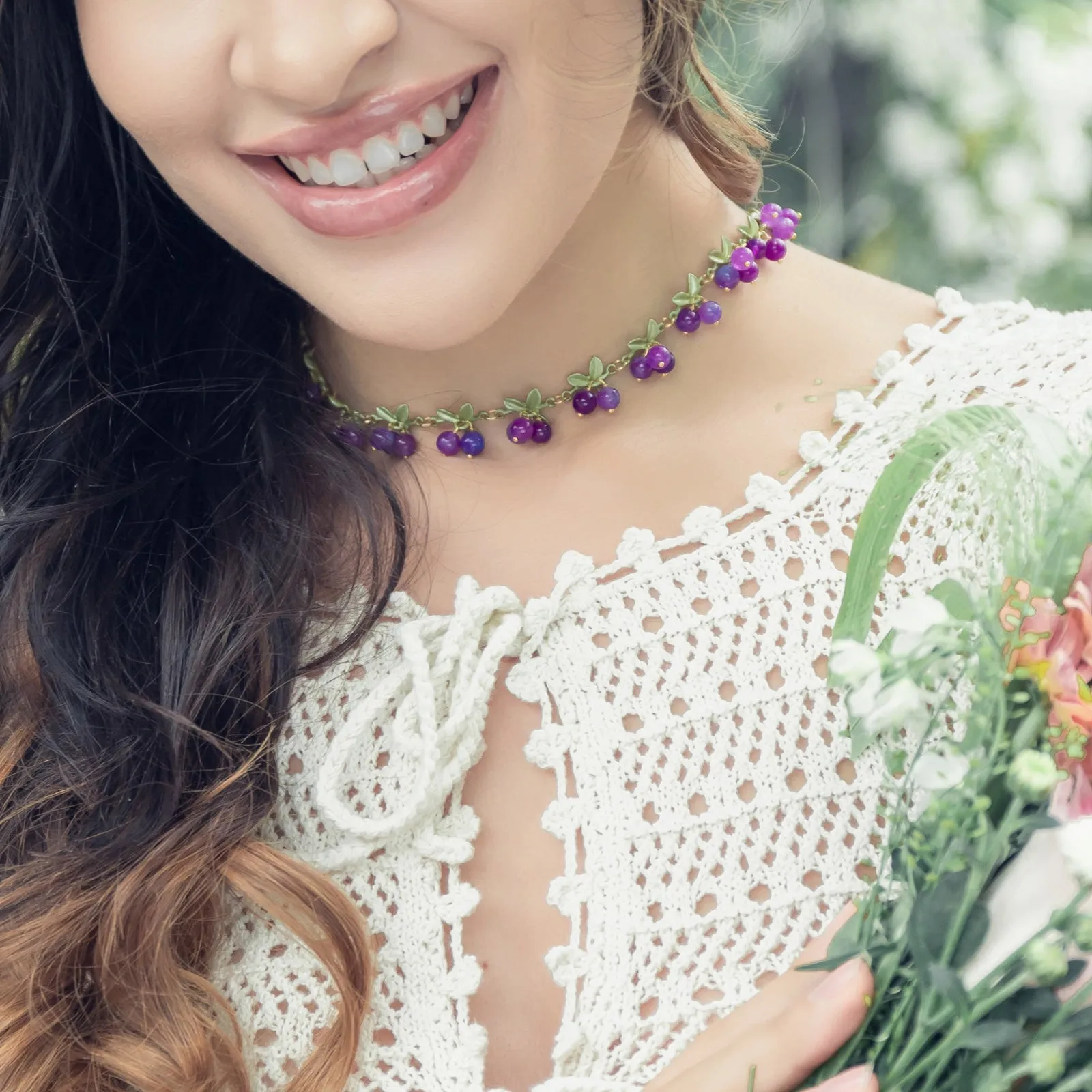 Purple Berry Choker sold by Selenichast product image thumbnail 3