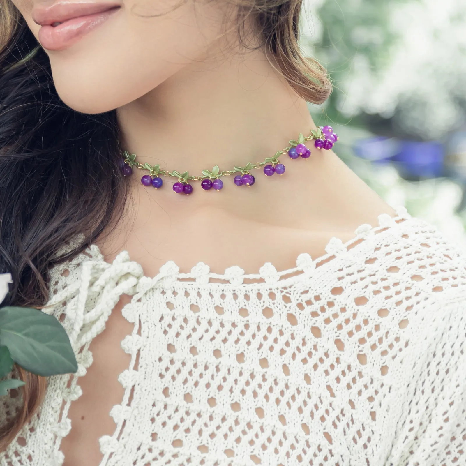 Purple Berry Choker sold by Selenichast product image thumbnail 4